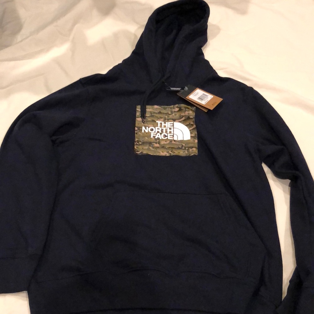North Face blue hoodie new with tags